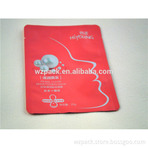 hot sale 2015 new product aluminium foil custom printing facial mask packaging